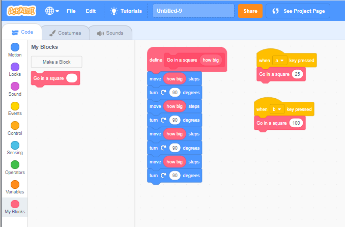S2JS Control Functions Loops If then else Like Make Block 